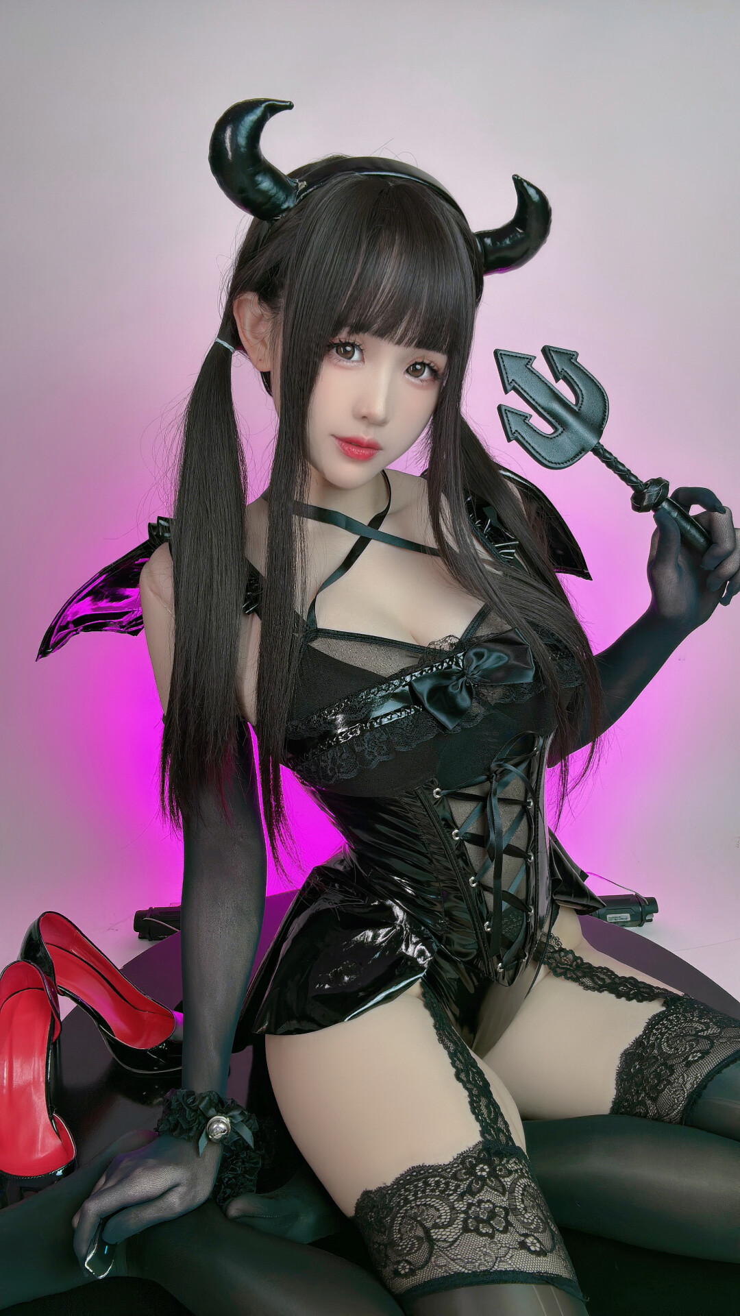 高颜值萝莉coser miko酱 - 蛇蝎魅魔 31P[68MB]